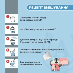 Замінник цільного молока (ЗЦМ) для поросят з 3 дня «MAXILAC PIGLET 100% DAIRY PROTEIN» (5 кг) - Зображення 3