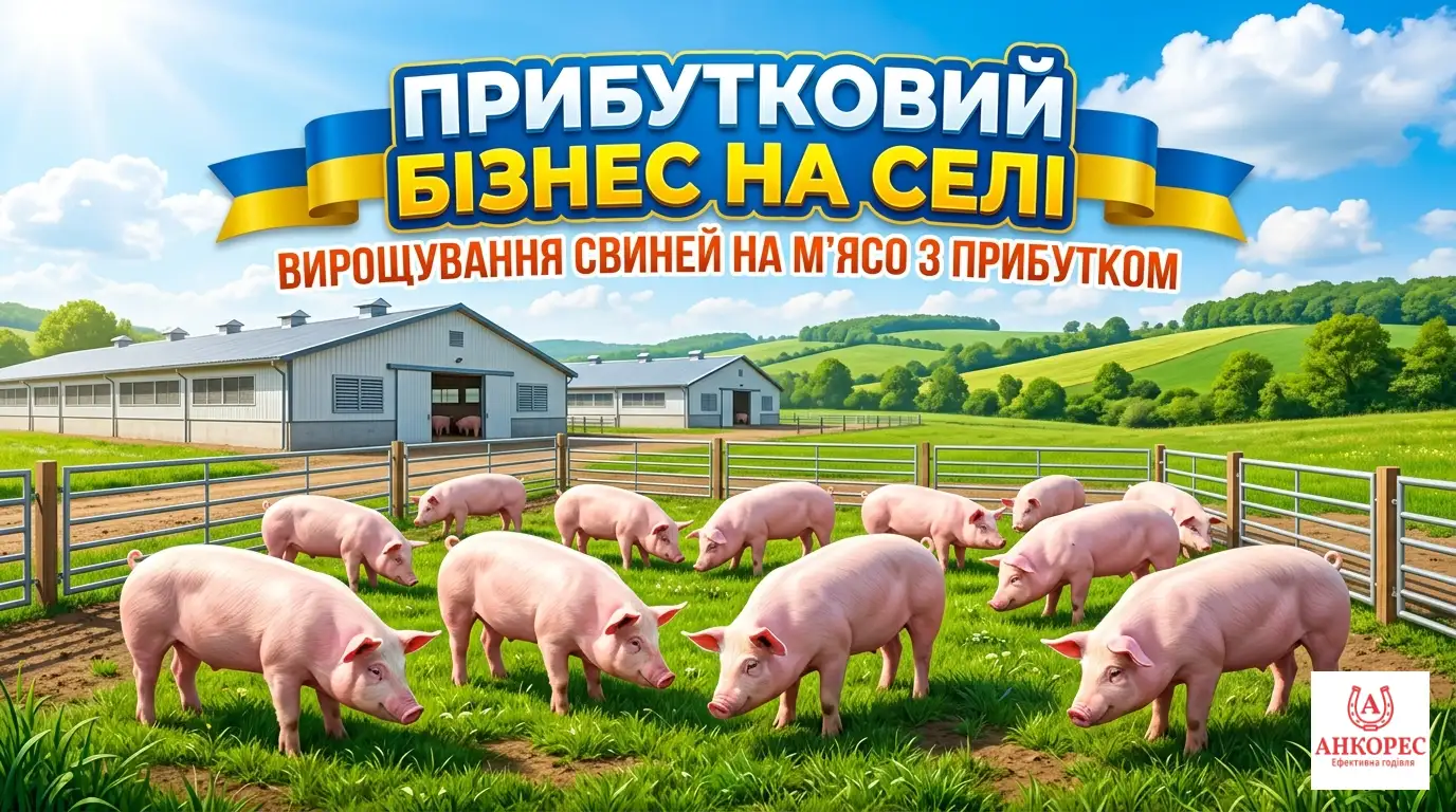 Прибутковий бізнес на селі: вирощування свиней на м’ясо з високим прибутком