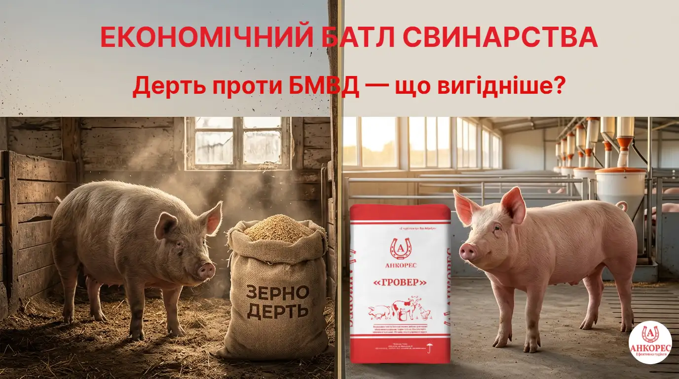 Вирощування свиней з прибутком: Скільки зерна з’їдає свиня “на дерті” проти свині “на БМВД”